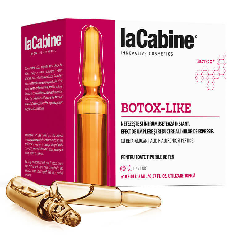 LA CABINE – BOTOX LIKE fiole pentru ten 10 x 2 ml Frumusete si ingrijire