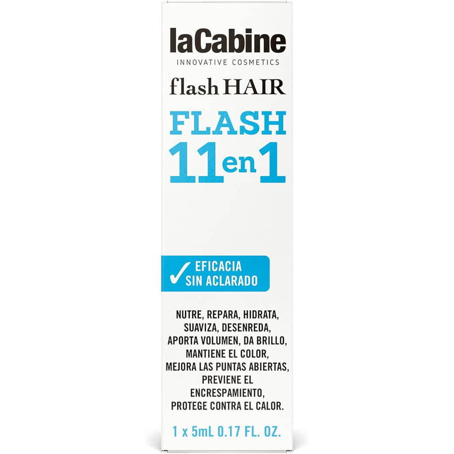 Fiolă pentru păr 11 în 1 Flash Hair, 1 fiolă x 5 ml, La Cabine