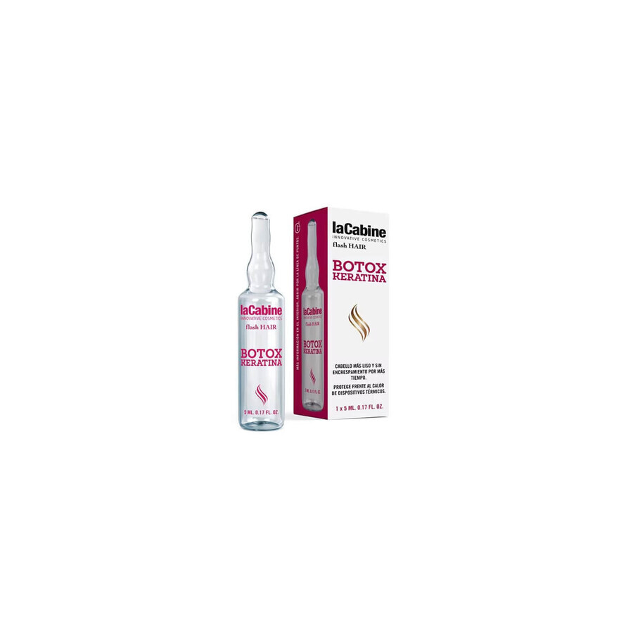 Fiolă Flash Hair Botox Keratină, 1 fiolă x 5 ml, La Cabine