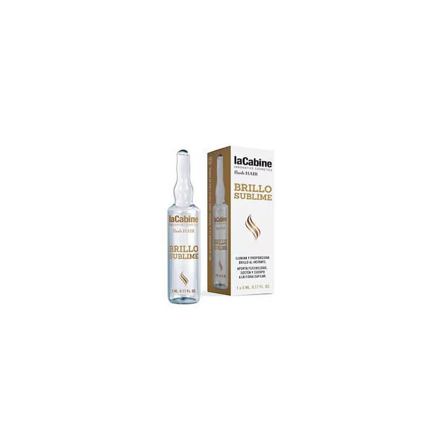 Fiolă pentru păr Flash Hair Sublime Shine, 1 fiolă x 5 ml, La Cabine     