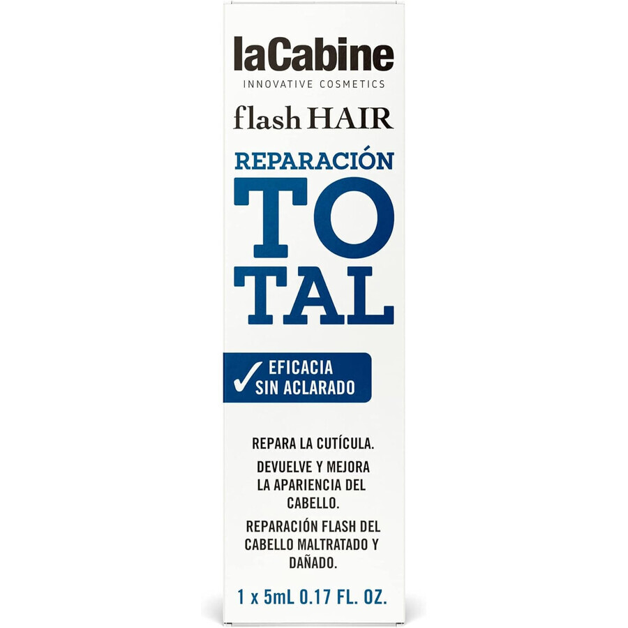 Fiolă pentru păr Flash Hair Total Repair, 1 fiolă x 5 ml, La Cabine