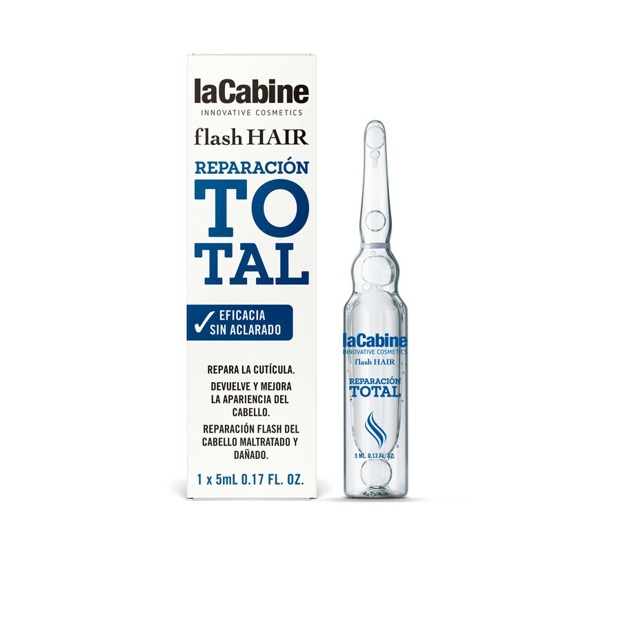 Fiolă pentru păr Flash Hair Total Repair, 1 fiolă x 5 ml, La Cabine