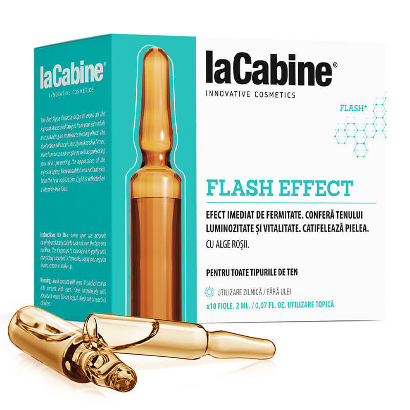 LA CABINE – FLASH EFFECT fiole pentru ten 10 x 2ml Frumusete si ingrijire