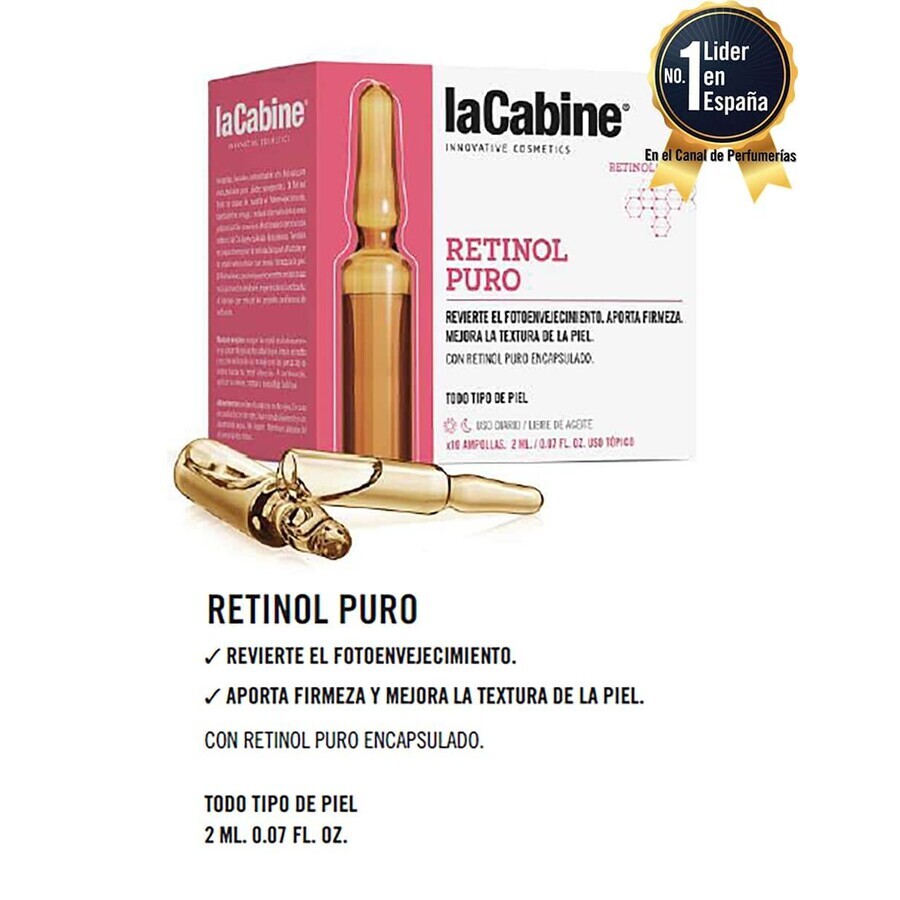 LA CABINE - RETINOL PURO ampollas cutáneas 10 x 2 ml