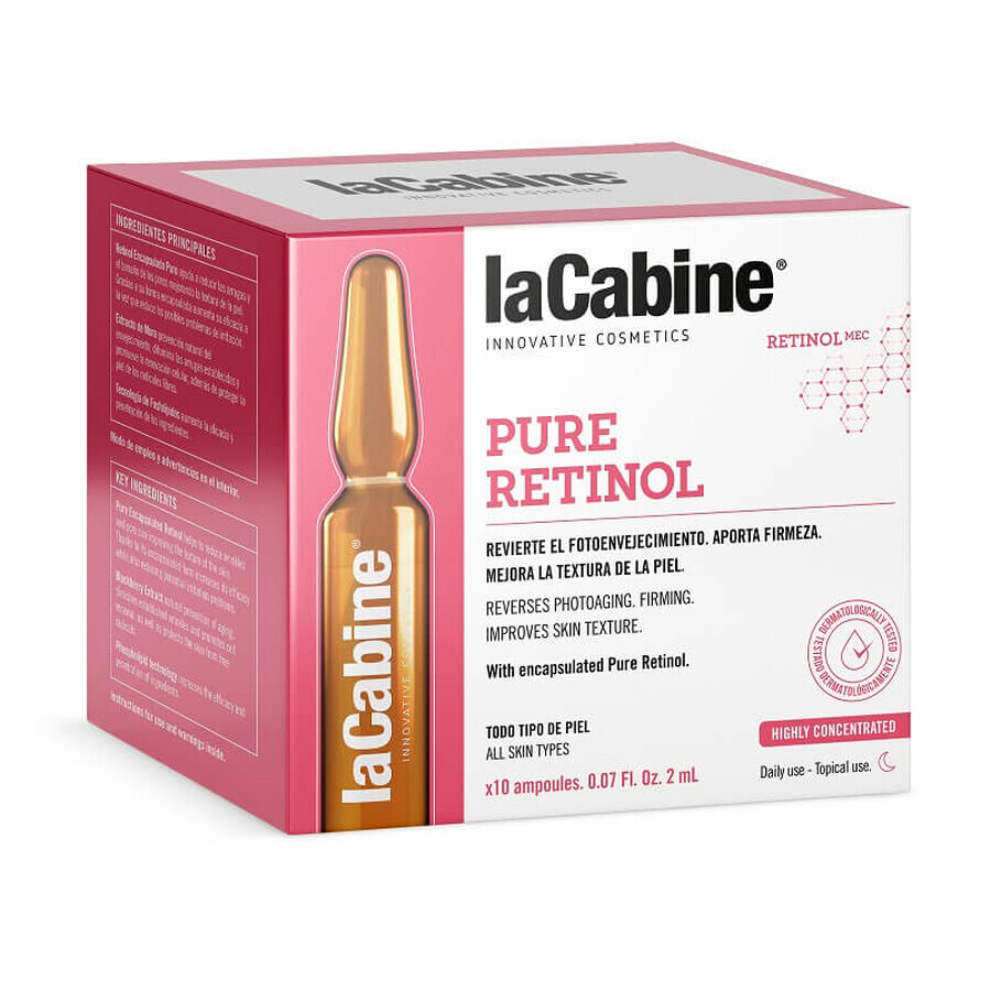 LA CABINE - RETINOL PURO ampollas cutáneas 10 x 2 ml