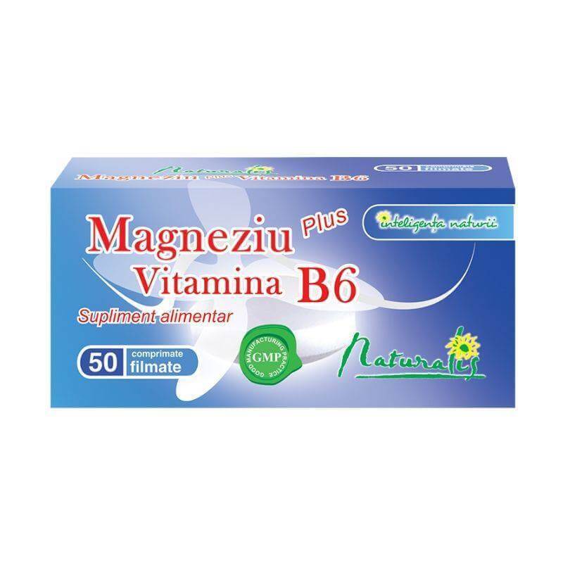 Naturalis Mg+ vit.B6 x 50cpr. film Vitamine si suplimente