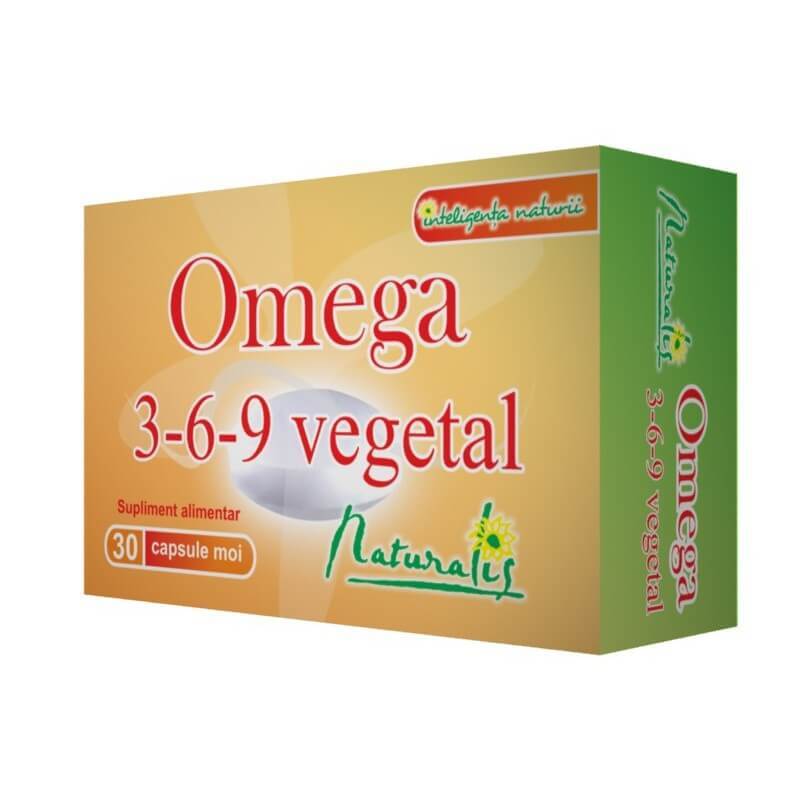 Naturalis Omega 3-6-9 vegetal x 30 caps. moi Vitamine si suplimente