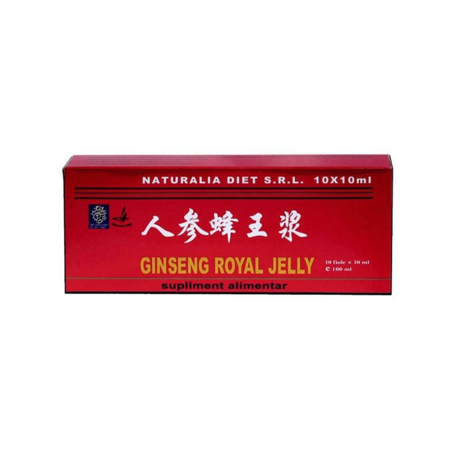 Royal Jelly & Ginseng x 10 fiole x 10 ml NATURALIA DIET