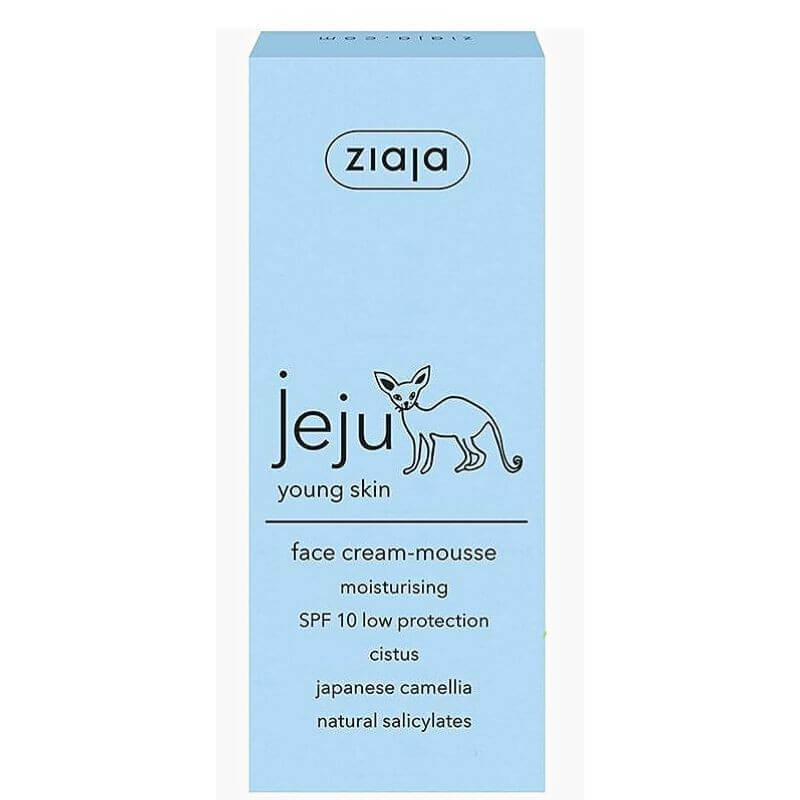 Ziaja Jeju Blue – Crema mousse pentru fata 50 ml Frumusete si ingrijire