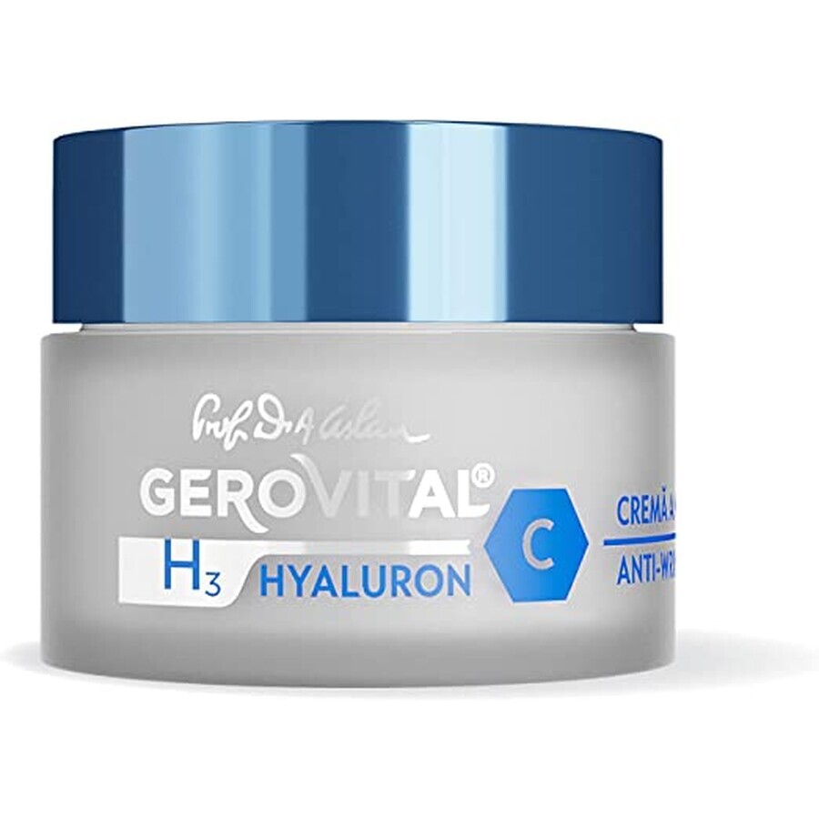 Crema antirid de noapte Gerovital H3 Hyaluron C, 50 ml, Farmec