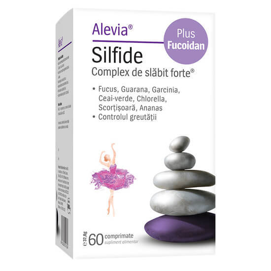 silfide complex de slabit forte reactii adverse Silfide Complex de slabit forte plus Fucoidan, 60 comprimate, Alevia