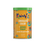 KidoVit chocolate caliente con azúcar verde y sabor a naranja, 250 g, Remedia