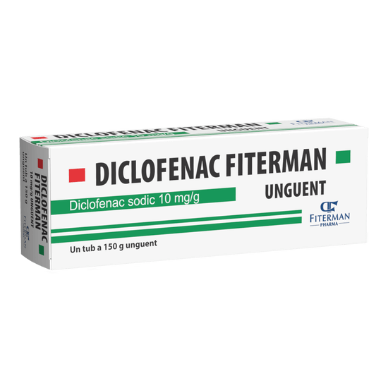 Diclofenac unguent, 10 mg/g, 150 g, Fiterman