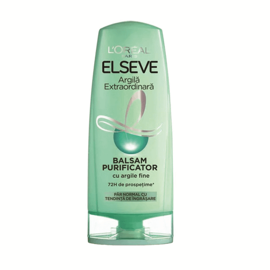 Balsam purificator pentru par normal cu tendinta de ingrasare Argila Extraordinara, 200 ml, Elseve