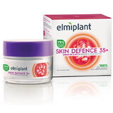 Crema antirid de zi ten normal SPF15 Skin Defence 35+, 50 ml, Elmiplant