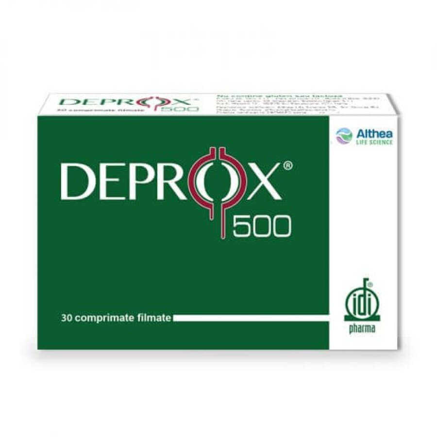 Deprox 500, 30 comprimate, Althea Life Science recenzii