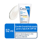 Hydraterende crème voor de normale-droge huid met SPF 50, 52 ml, CeraVe