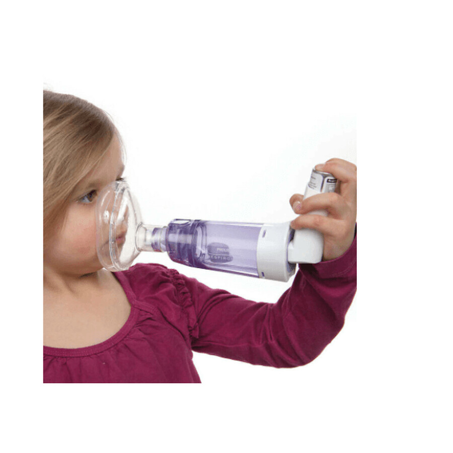 Camera de inhalare Respironics Optichamber Diamond 1-5 ani, 1079825, Philips