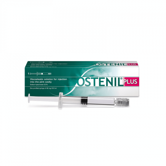 Ostenil Plus, 40mg/2ml solutie injectabila cu acid hialuronic pentru infiltratii, 1 seringa preumpluta Vitamine si suplimente