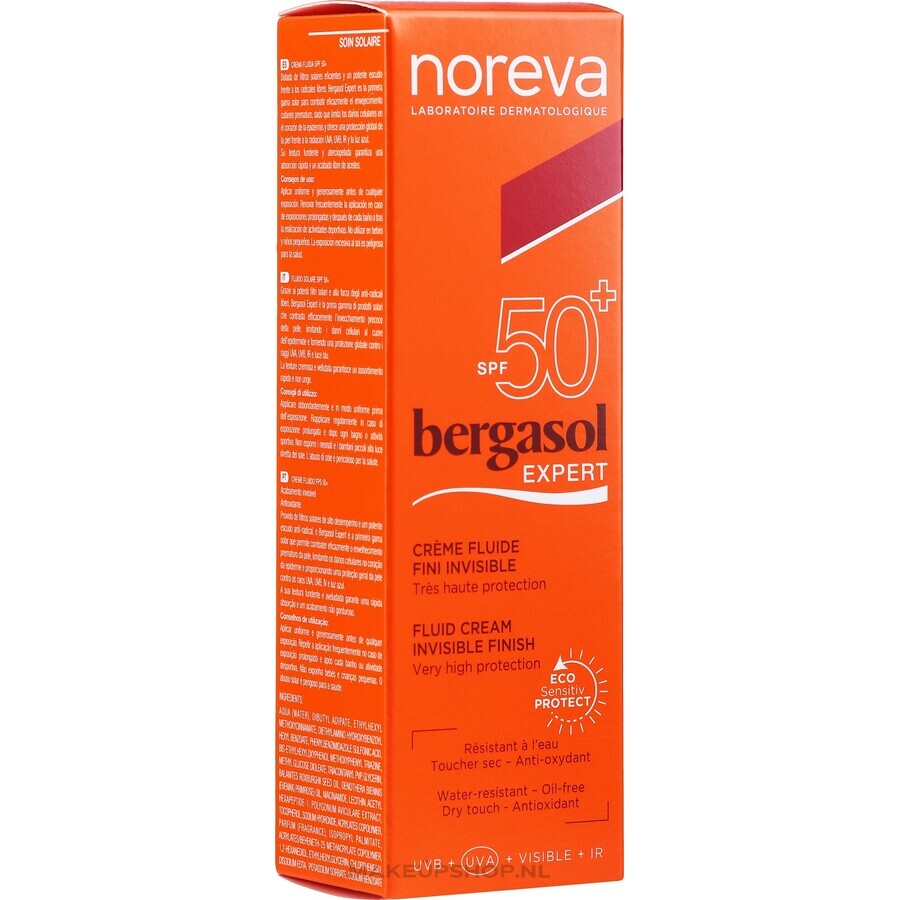 Noreva Bergasol Expert BB Crema Ligera SPF50+, 40 ml