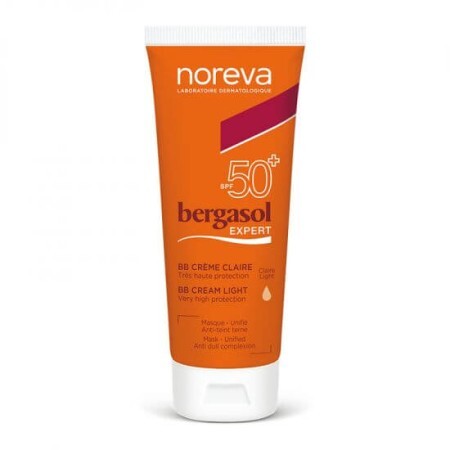 Noreva Bergasol Expert Crema BB Light SPF50+, 40 ml