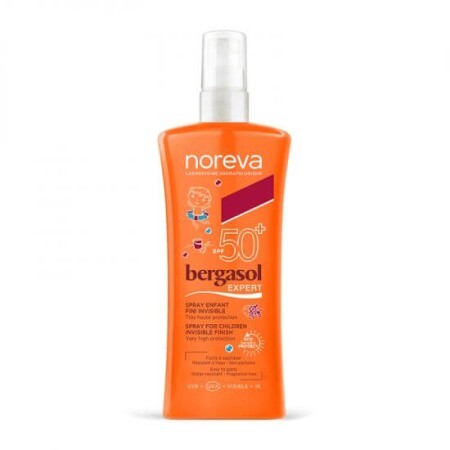 Noreva Bergasol Spray pentru copii SPF50+, 125 ml