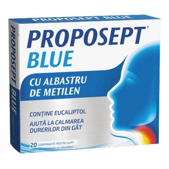 Proposept BLUE, 20 comprimate pentru supt, Fiterman Medicamente fără Rețetă (OTC)