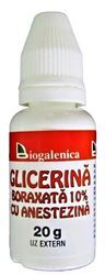 Glicerina boraxata cu anestezina 10% - 20 ml, Biogalenica