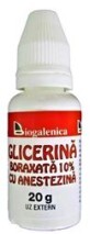 Glicerina boraxata&#160;cu anestezina 10%&#160;-&#160;20 ml, Biogalenica