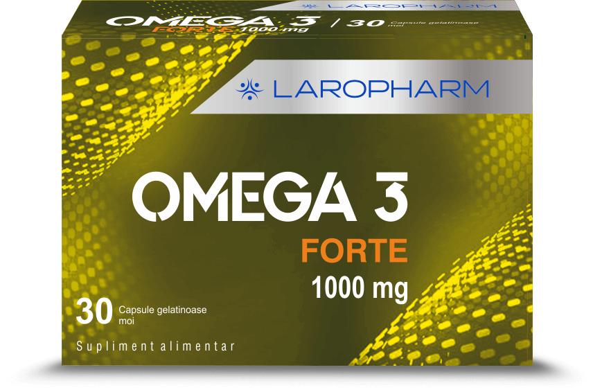 OMEGA 3 FORTE 1000 MG X 30 COMPRIMATE. MOI LAROPHARM Vitamine si suplimente