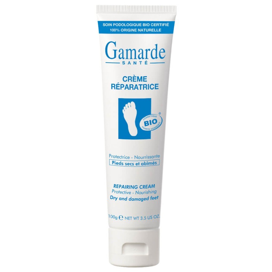 Cremă Bio reparatoare pentru picioare, 100 ml, Gamarde