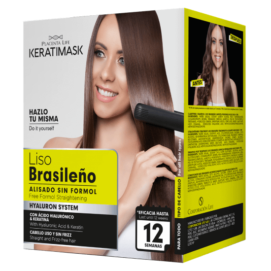 tratament cu keratina pentru indreptarea parului pret Tratament brazilian de indreptarea parului, 350 ml, Be Natural