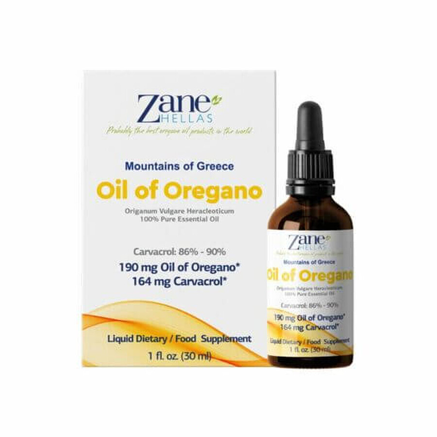 Ulei esential de oregano, 30 ml, Zane Hellas