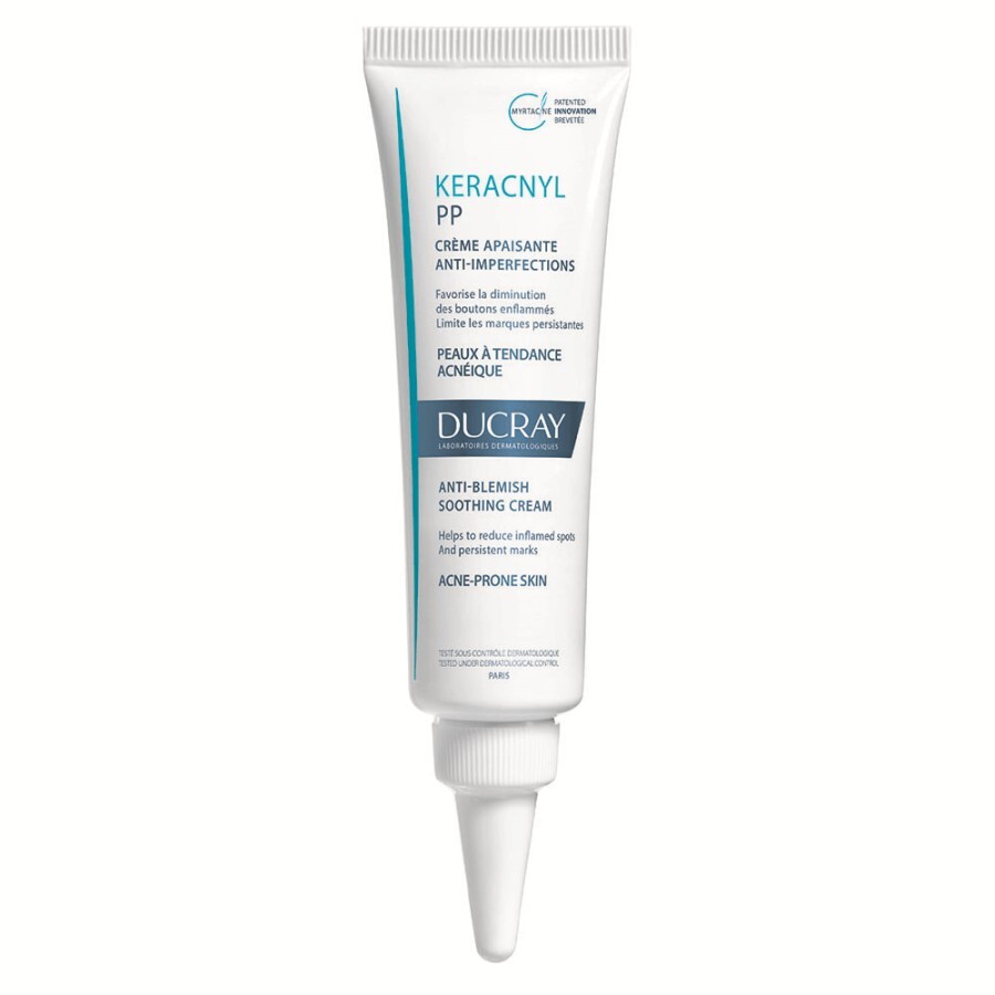 Crema calmanta anti-imperfectiuni pentru tenul cu tendinta acneica Keracnyl PP, 30 ml, Ducray recenzii