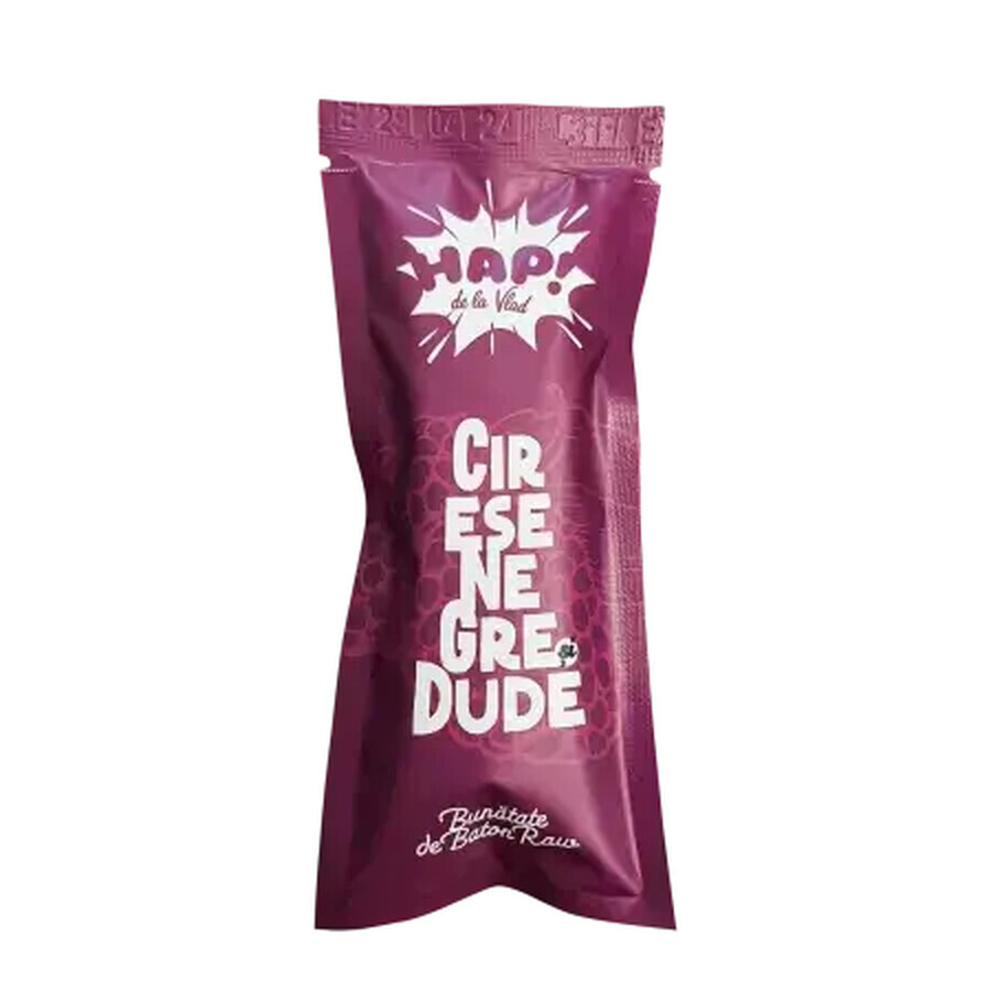 Baton raw vegan cu cirese si dude, 45g, Hap de la Vlad