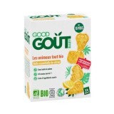Biscuiti Bio animalute cu lamaie, +10luni, 80 gr, Good Gout
