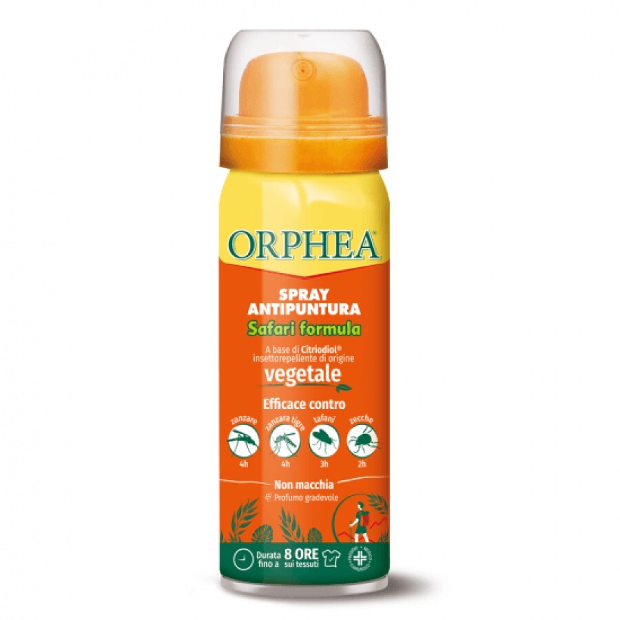Spray natural impotriva intepaturilor de insecte cu extract de Citriodiol, 50 ml, Orphea