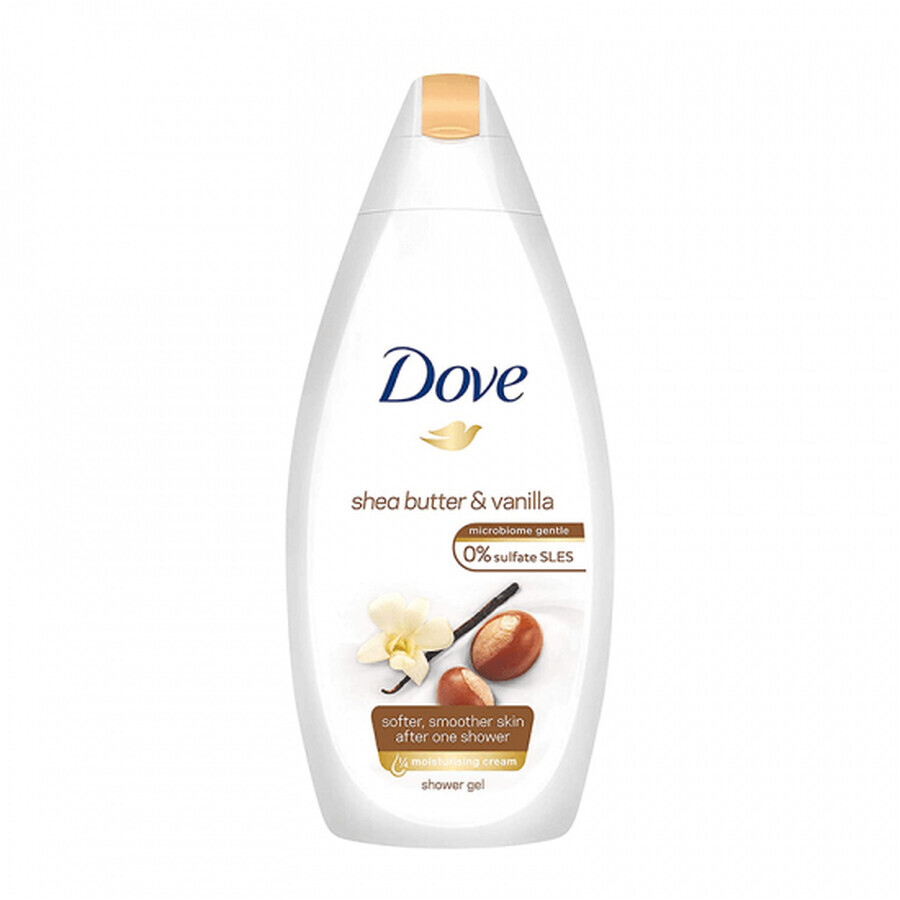 Dove Piacere Avvolgente Burro Di Karitè E Vaniglia Gel Doccia 500ml