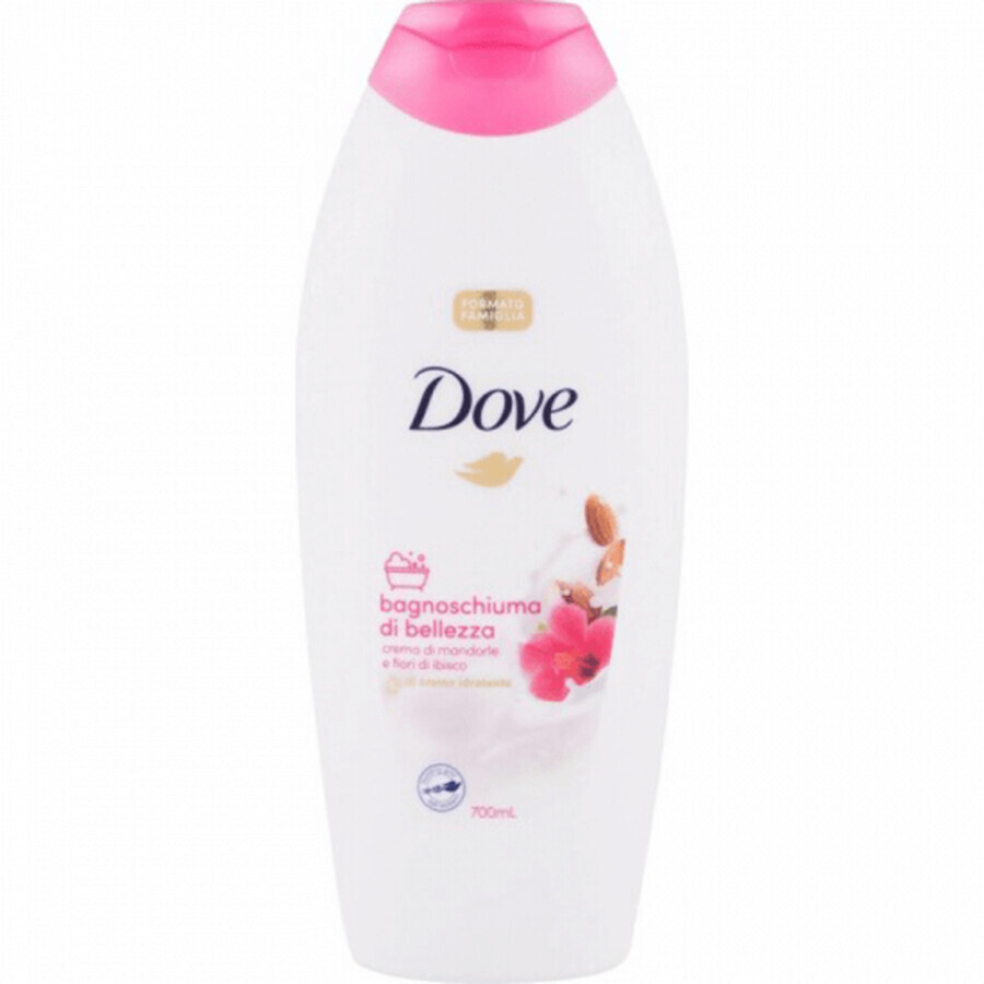 Spumant si gel de dus cu crema de migdale si flori de hibiscus, 700 ml, Dove