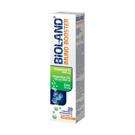 Bioland Imuno Booster, 20 comprimate efervescente, Biofarm