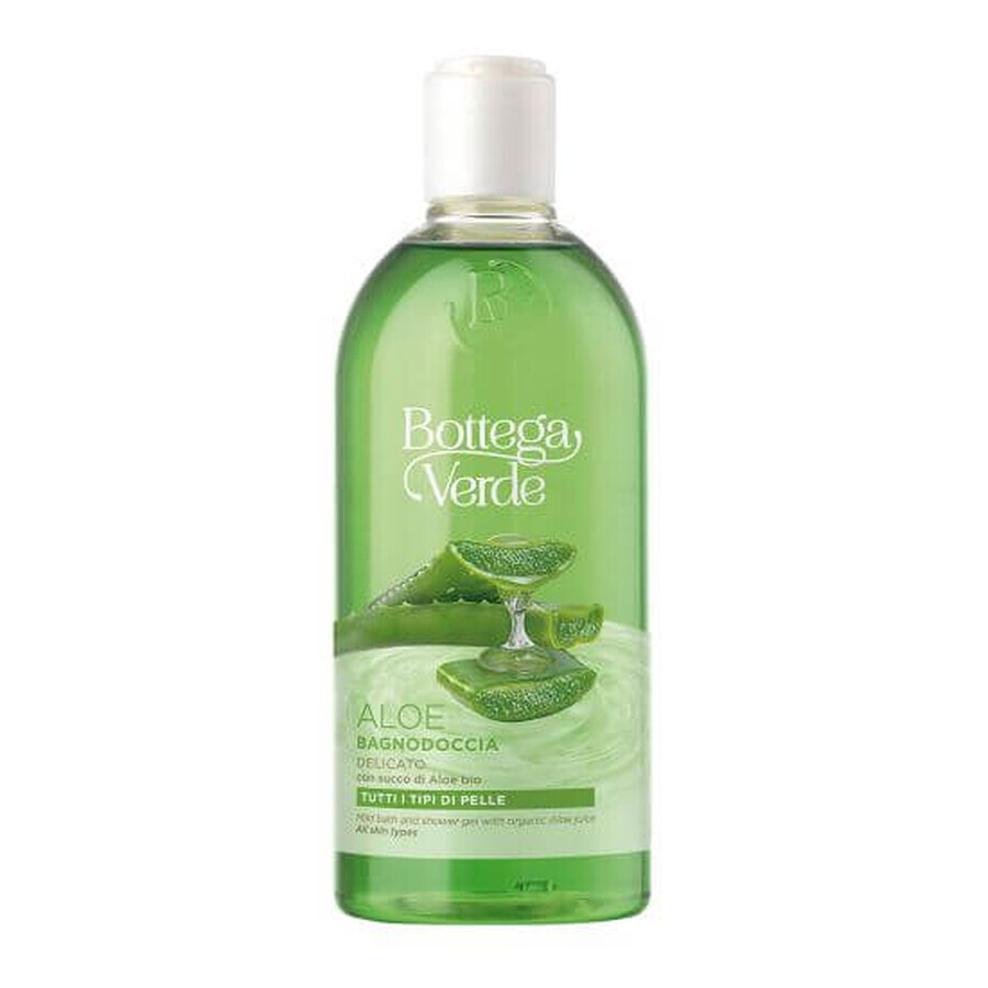 Gel de Ducha Bottega Verde con 90% Extracto de Zumo de Aloe Vera Ecológico 200ml