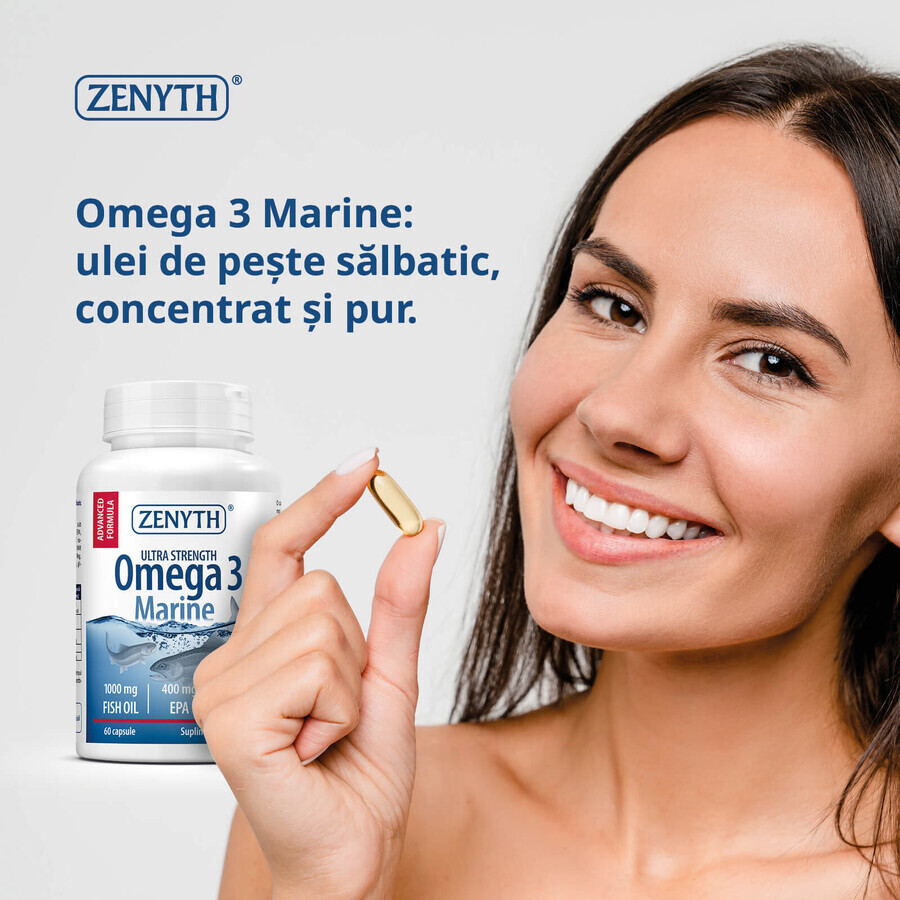 Omega 3 Marine, 60 capsule, Zenyth