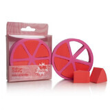 Set de esponjas de maquillaje rojo-rosa, 6 piezas, Pokhara