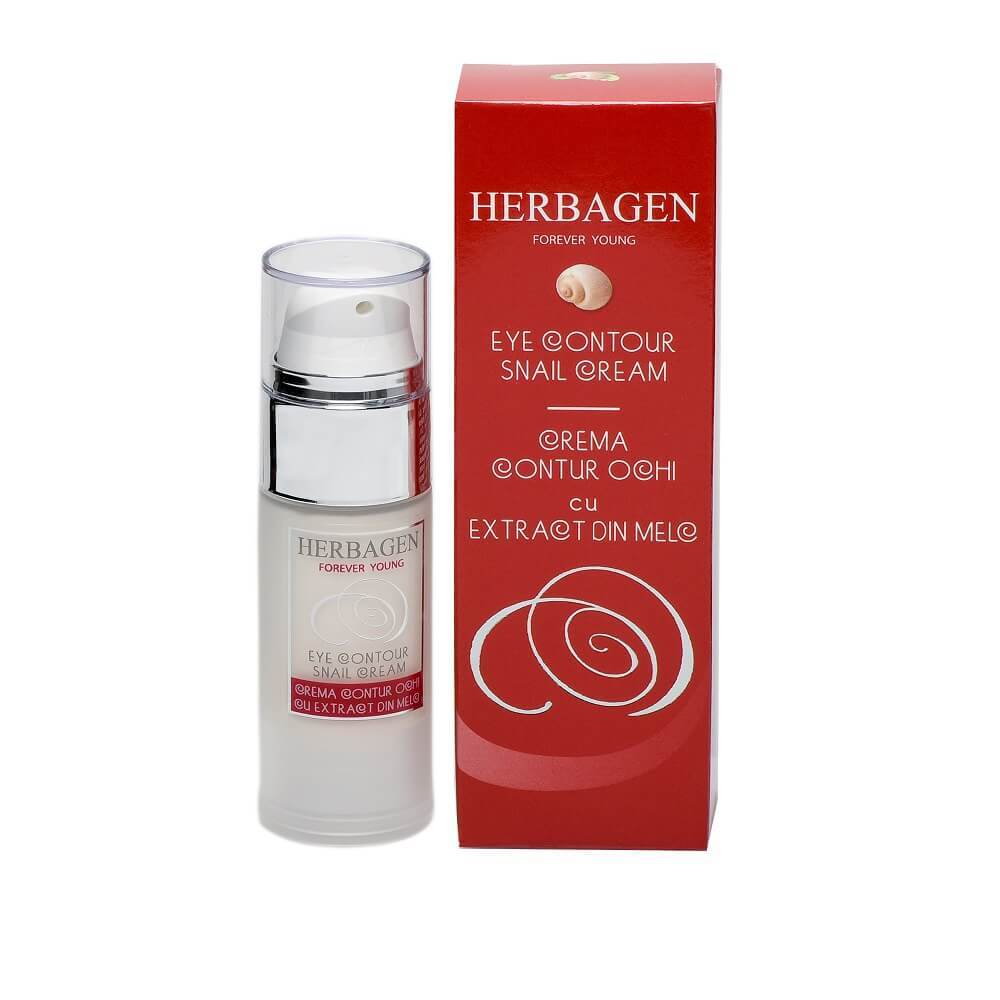 herbagen crema cu extract de melc pareri Crema contur ochi cu extract din melc, 30 ml, Herbagen