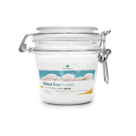 Crema corp anti-aging cu minerale, alge marine si acid hialuronic Dead Sea Minerals, 200 ml, Cosmetic Plant