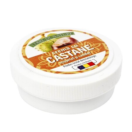 Crema cu castan, musetel si camfor 15 g, Verre de Nature