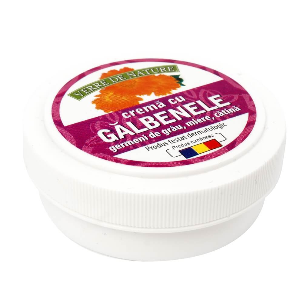 Crema cu extract de Galbenele, Germeni de Grau si Miere, 15 g, Verre de Nature