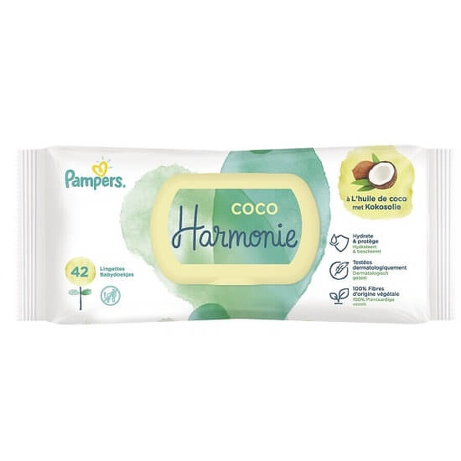 Harmonie wet wipes, 42 pcs, Pampers