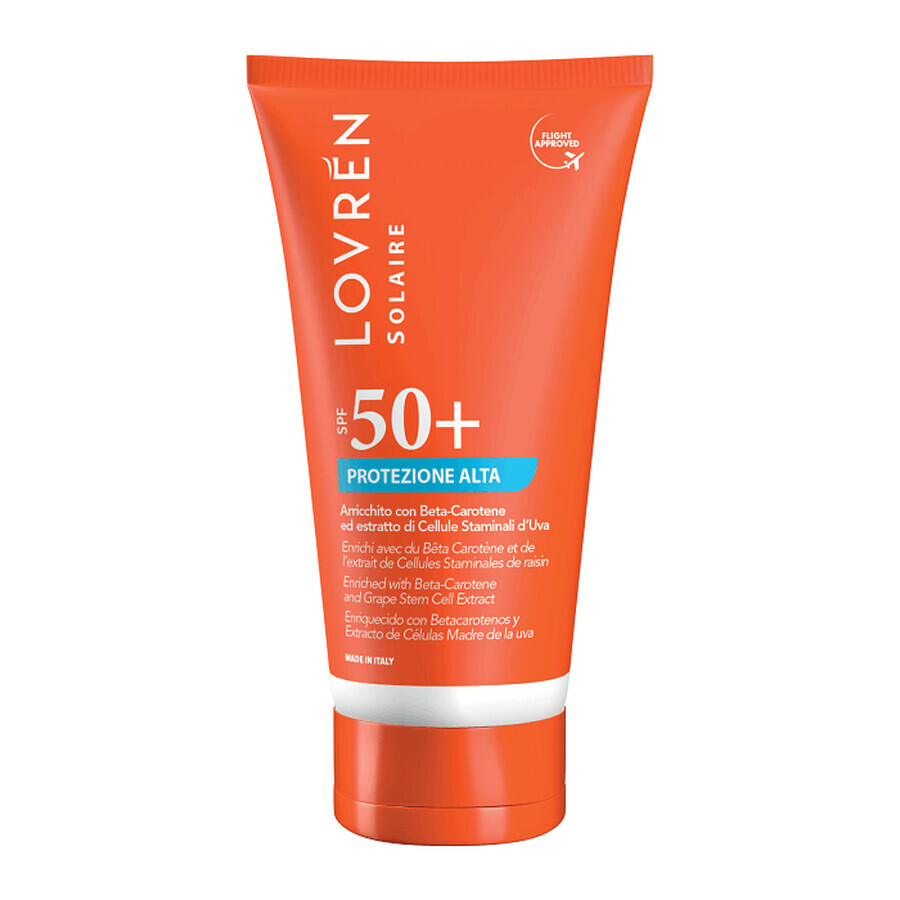 Cremă cu protecție solară SPF 50+, 100 ml, Lovren