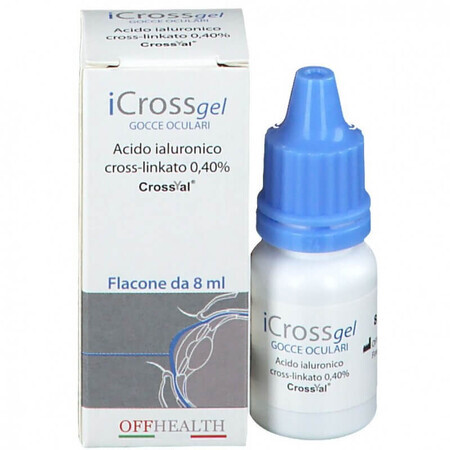 iCross gel solutie oftalmica lubrifianta, 8 ml, Off Italia